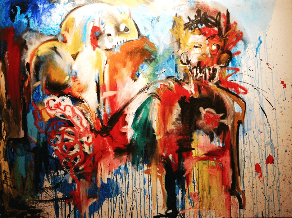 Nightmare by Rupert Piggott - Acrylic and oil sticks on canvas