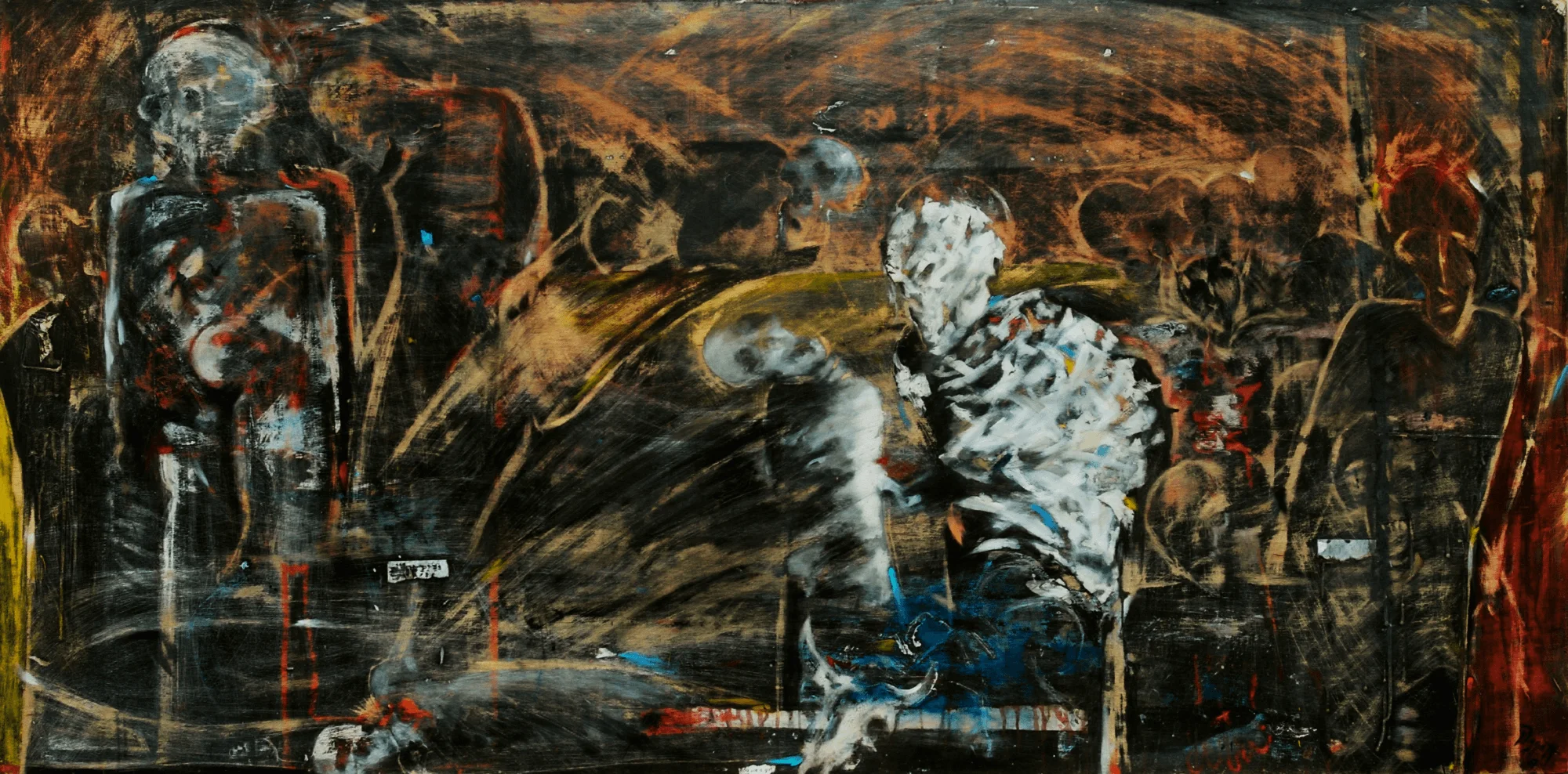 The Sacrifice by Rupert Piggott - Acrylic and mixed media on plywood
