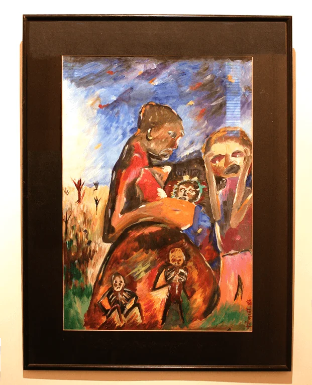 Untitled by Rupert Piggott - Acrylic on paper